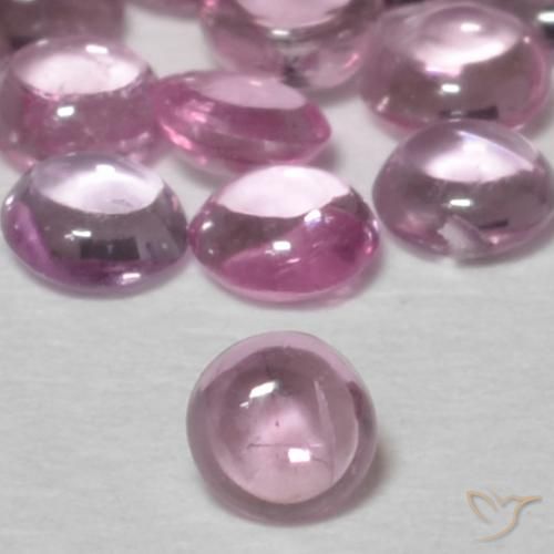 0.08ct طبيعي وردي فاتح زفير, دائري, شفاف