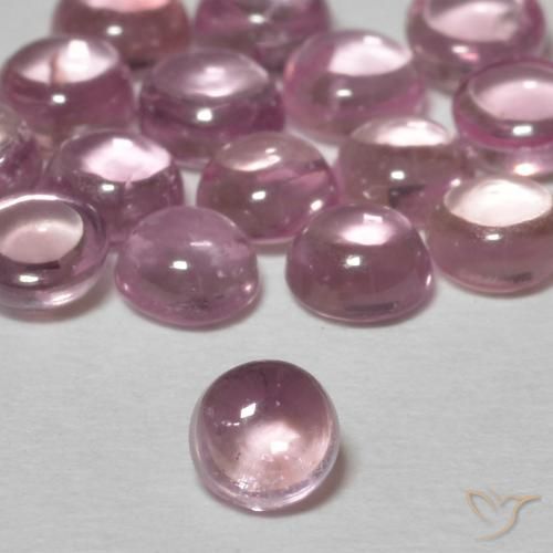 0.30ct طبيعي وردى العلكة فاتح زفير, دائري, شفاف