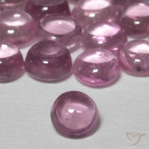 0.28ct طبيعي أرجوانى فاتح زفير, دائري, شفاف