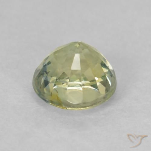 زفير Medium Light-Yellow طبيعي، دائري، 0.58 قيراط، قليلا جدا