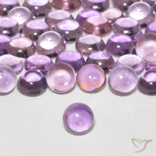 0.27ct طبيعي أرجوانى غامق زفير, دائري, شفاف
