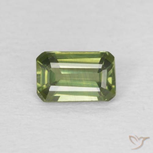 0.44ct طبيعي الأخضر الغامق زفير, قص الزمرد, VVS-VS