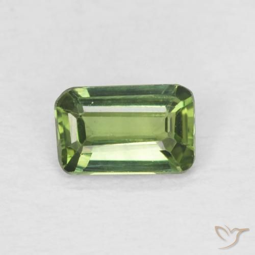 0.38ct طبيعي أخضر الغابات زفير, قص الزمرد, قليلا جدا