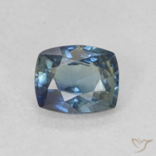 0.77ct طبيعي أزرق زفير, وسادة, قليلا جدا