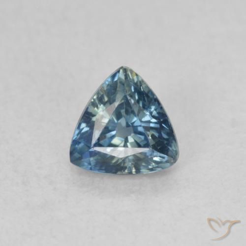 0.50ct طبيعي شرشيرى زفير, مثلثى, قليلا جدا