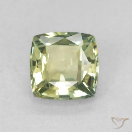 0.79ct طبيعي أخضر ترابى زفير, وسادة, VVS-VS