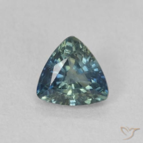 0.48ct طبيعي شرشيرى زفير, مثلثى, VVS-VS