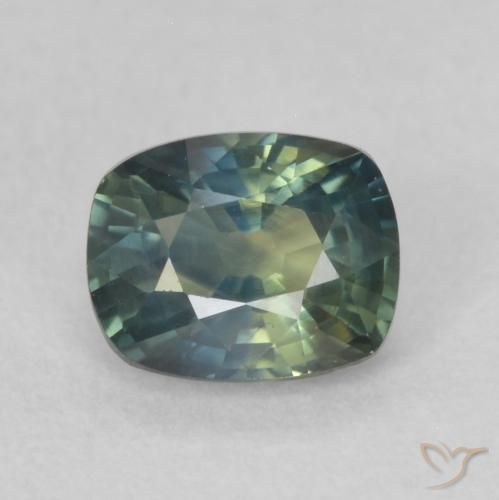 0.66ct طبيعي متعدد الألوان زفير, وسادة, قليلا جدا
