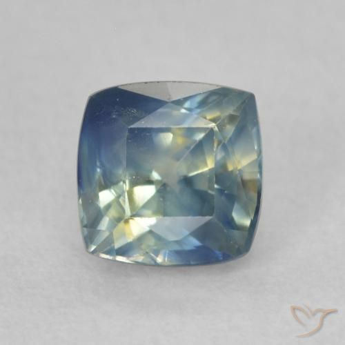 0.74ct طبيعي متعدد الألوان زفير, وسادة, قليلا جدا
