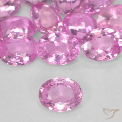 0.32ct طبيعي وردى أرجوانى ملكى زفير, بيضوي, قليلا جدا