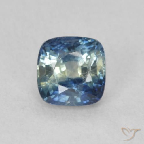 0.81ct طبيعي متعدد الألوان زفير, وسادة, قليلا جدا