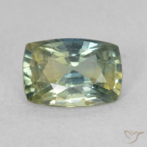 0.88ct طبيعي متعدد الألوان زفير, وسادة, VVS-VS