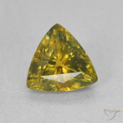 0.72ct طبيعي أخضر الغابات زفير, مثلثى, VVS-VS