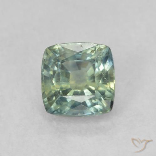 0.63ct طبيعي متعدد الألوان زفير, وسادة, VS-SI