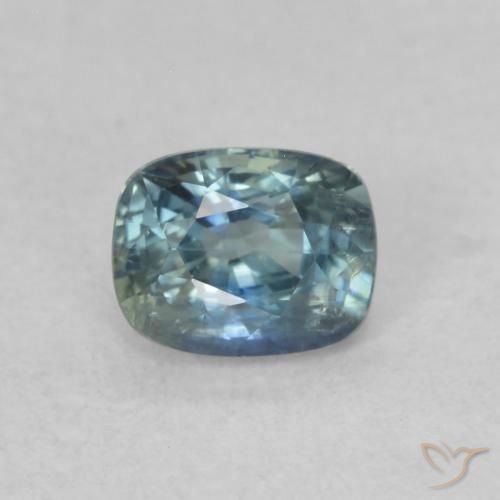 0.59ct طبيعي شرشيرى زفير, وسادة, VS-SI