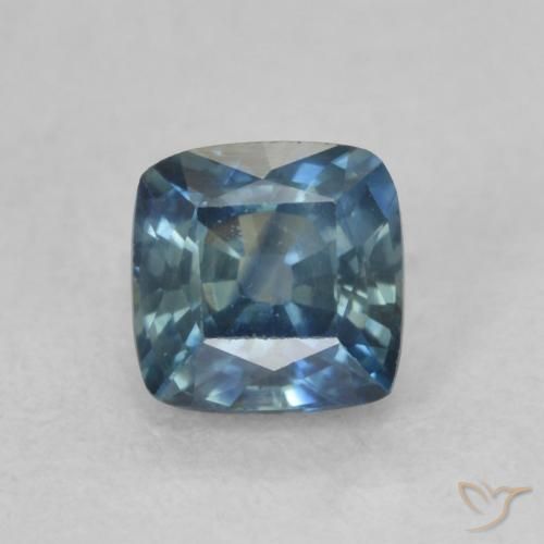 0.77ct طبيعي أزرق زفير, وسادة, VVS-VS