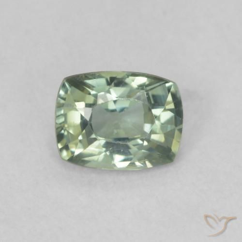0.47ct طبيعي أخضر الغابة فاتح زفير, وسادة, VVS-VS