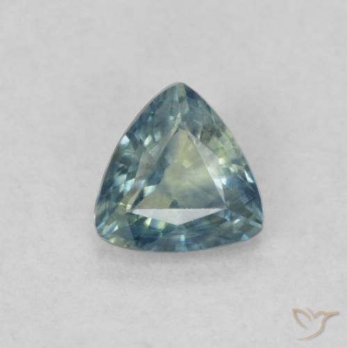 0.44ct طبيعي متعدد الألوان زفير, مثلثى, قليلا جدا