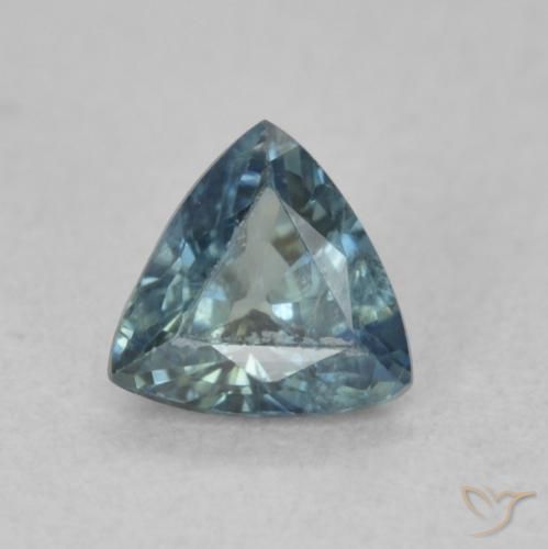 0.58ct طبيعي شرشيرى زفير, مثلثى, قليلا جدا