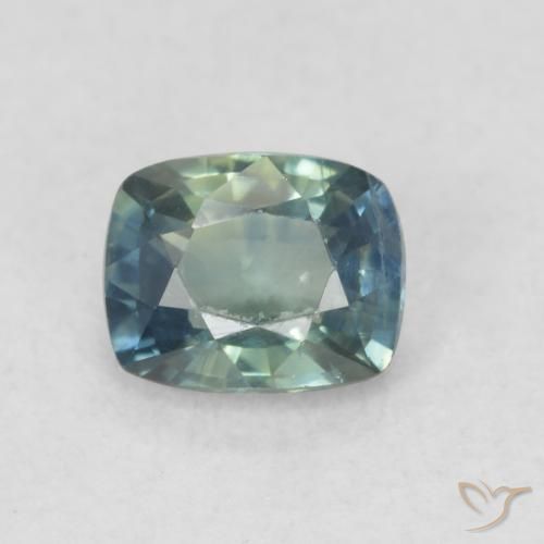 0.58ct طبيعي متعدد الألوان زفير, وسادة, قليلا جدا