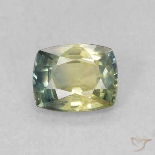 0.61ct طبيعي متعدد الألوان زفير, وسادة, VVS