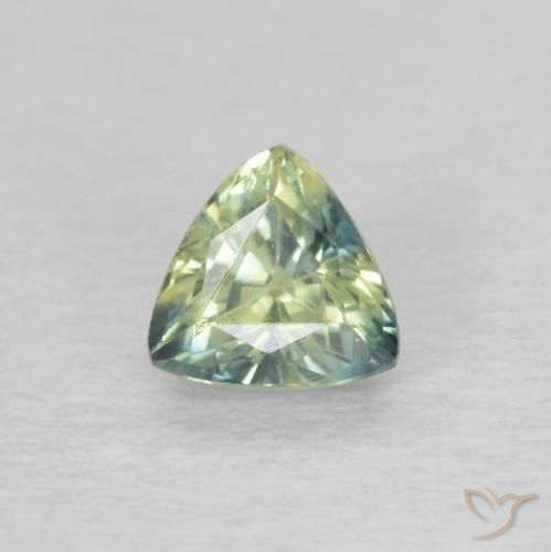 0.43ct طبيعي متعدد الألوان زفير, مثلثى, VVS-VS
