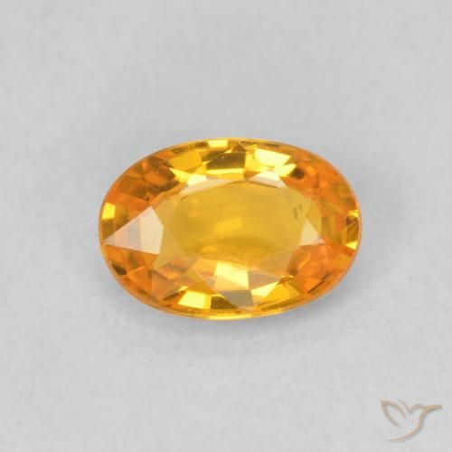 0.66ct طبيعي برتقالي زاهى زفير, بيضوي, VVS-VS