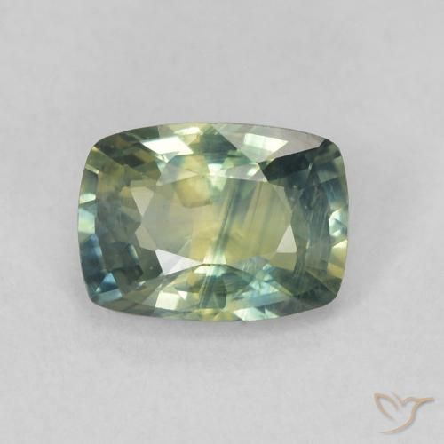 0.77ct طبيعي متعدد الألوان زفير, وسادة, قليلا جدا