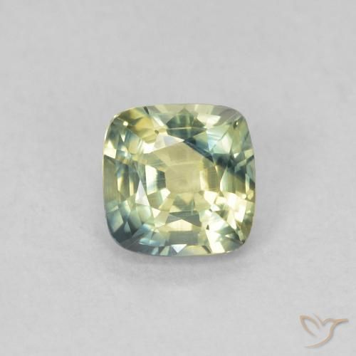 0.47ct طبيعي متعدد الألوان زفير, وسادة, قليلا جدا