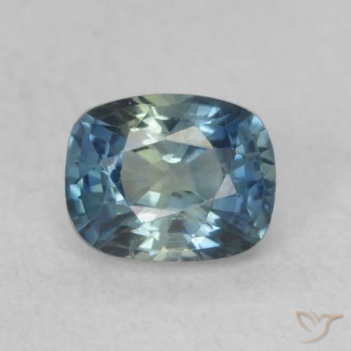 0.64ct طبيعي متعدد الألوان زفير, وسادة, VVS