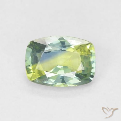0.80ct طبيعي متعدد الألوان زفير, وسادة, VVS-VS