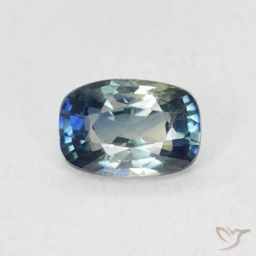 0.67ct طبيعي متعدد الألوان زفير, وسادة, قليلا جدا