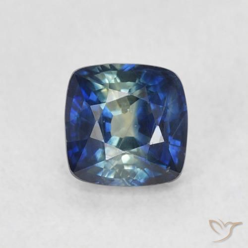 0.72ct طبيعي أزرق بحرى زفير, وسادة, قليلا جدا