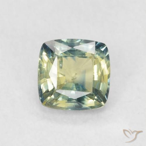 0.59ct طبيعي متعدد الألوان زفير, وسادة, قليلا جدا
