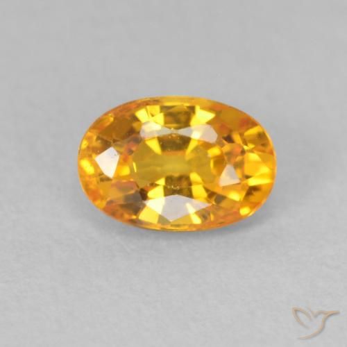 0.71ct طبيعي برتقالي زاهى زفير, بيضوي, VVS-VS