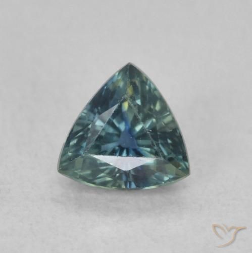 0.58ct طبيعي شرشيرى زفير, مثلثى, VVS-VS