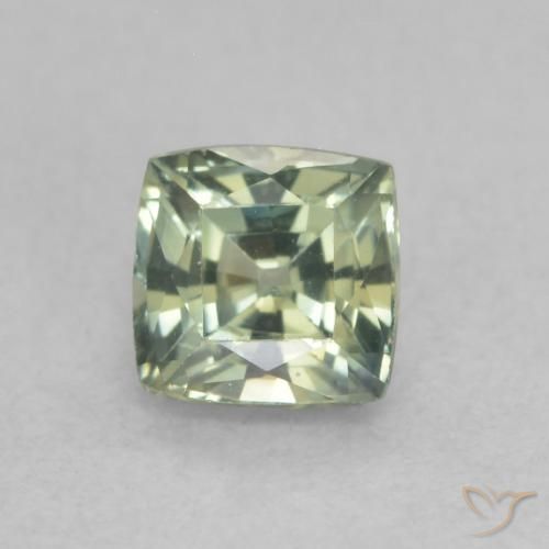 0.66ct طبيعي متعدد الألوان زفير, مربع, VVS-VS