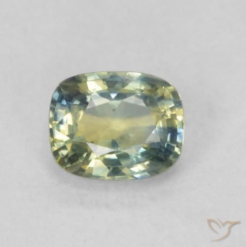 0.63ct طبيعي متعدد الألوان زفير, وسادة, VVS-VS