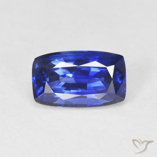 2.20ct طبيعي الأزرق الملكي زفير, وسادة, VVS