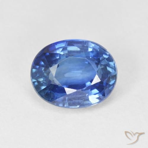 3.51ct طبيعي أزرق وردة الذرة زفير, بيضوي, VVS-VS