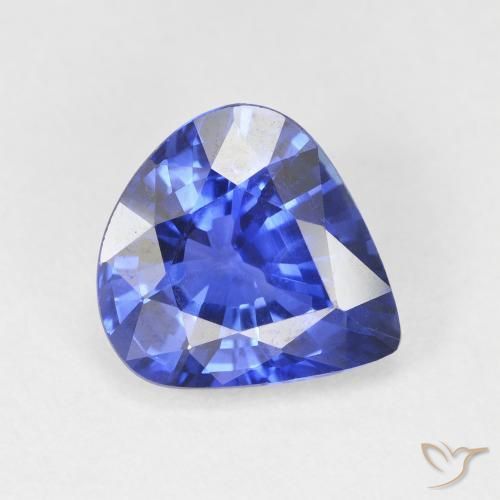 4.48ct أزرق وردة الذرة زفير, شكل الكمثرى, VVS