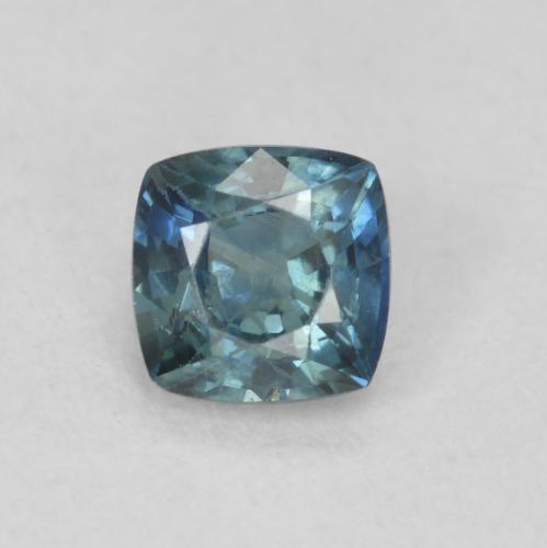 0.56ct طبيعي ازرق مخضر زفير, وسادة, قليلا جدا, Photo A