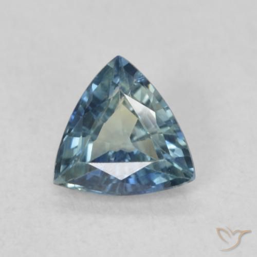 0.50ct طبيعي شرشيرى زفير, مثلثى, قليلا جدا