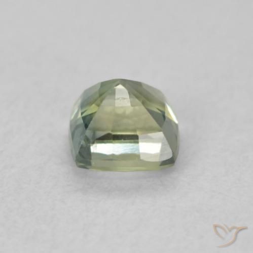 زفير Medium Light-Green طبيعي، وسادة، 0.57 قيراط، قليلا جدا