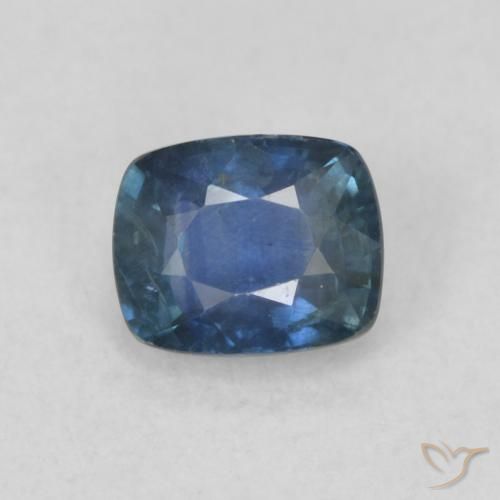 0.60ct طبيعي أزرق بحرى زفير, وسادة, قليلا جدا