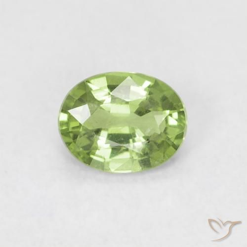 0.44ct طبيعي أخضر كمثرى زفير, بيضوي, VVS-VS, Photo A