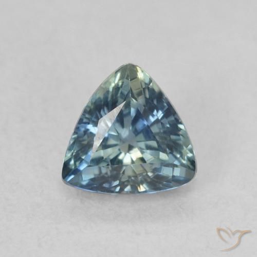 0.54ct طبيعي شرشيرى زفير, مثلثى, قليلا جدا