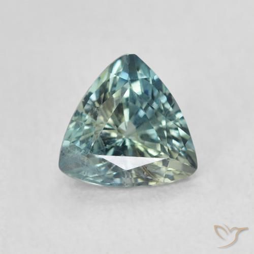 0.74ct طبيعي شرشيرى زفير, مثلثى, قليلا جدا