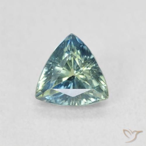 0.54ct طبيعي شرشيرى زفير, مثلثى, VVS-VS