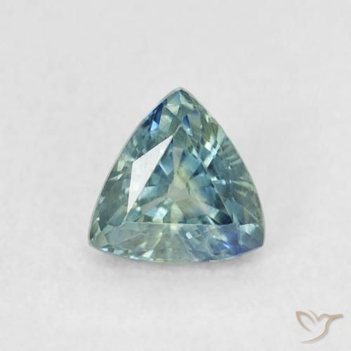 0.55ct طبيعي شرشيرى زفير, مثلثى, VVS-VS